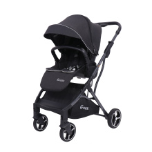 3 en 1 Cochecito de bebé de lujo Silla de paseo infantil Cesta Asiento de coche Cochecitos plegables